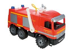 Obrázek produktu: Mercedes hašičské auto plast 64 cm, nosnost 50 kg