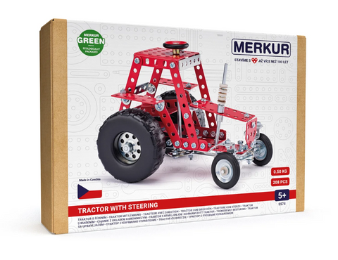 Obrázek produktu: Merkur - 057 Traktor s řízením, 205 dílů