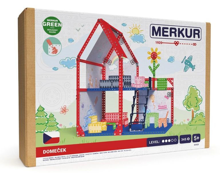 Merkur Domeček pro panenky 345 ks