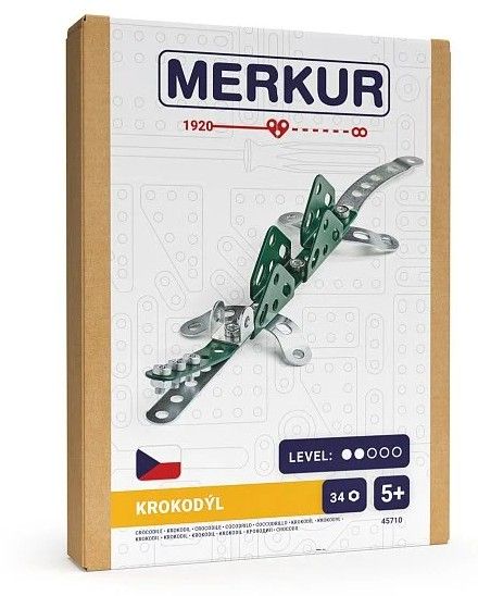 Merkur - Mini  ZOO Krokodýl, 34 dílků