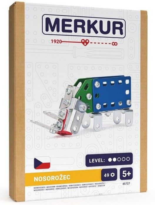 Merkur - Mini  ZOO Nosorožec, 49 dílků