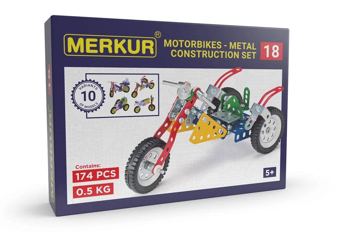 Merkur stavebnice 018 - Motocykly