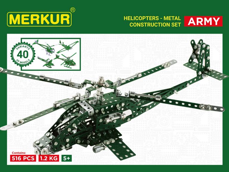 Stavebnice MERKUR Helikopter Set