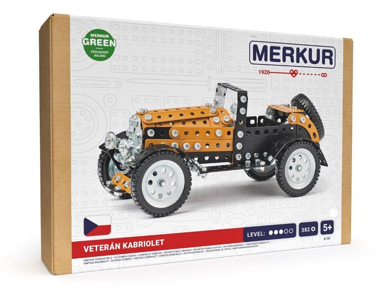 Merkur - Veterán Aero kabriolet, 382 dílků