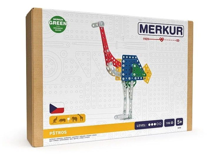 Merkur - ZOO Pštros, 106 dílků