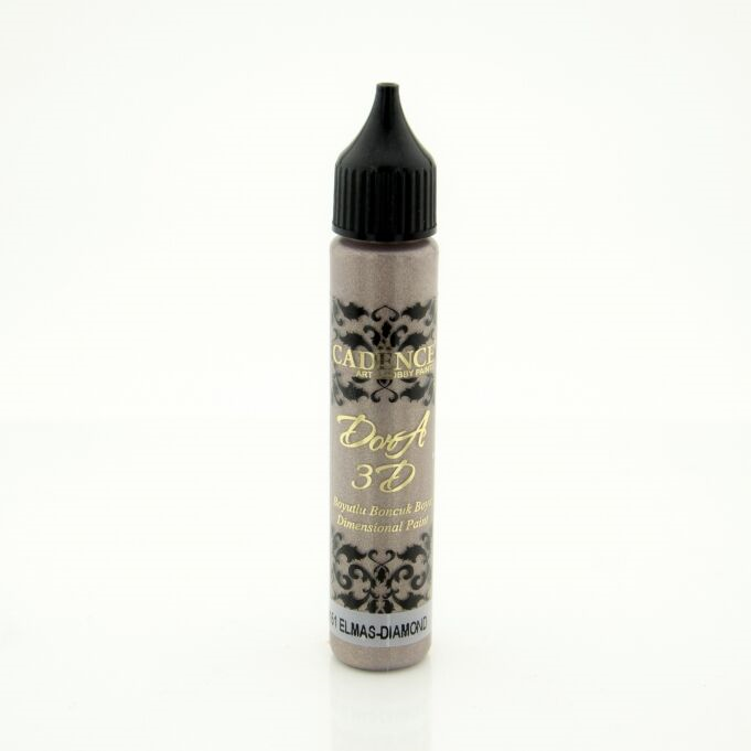 Metalická kontura a 3D barva Cadence, 25 ml - diamantová