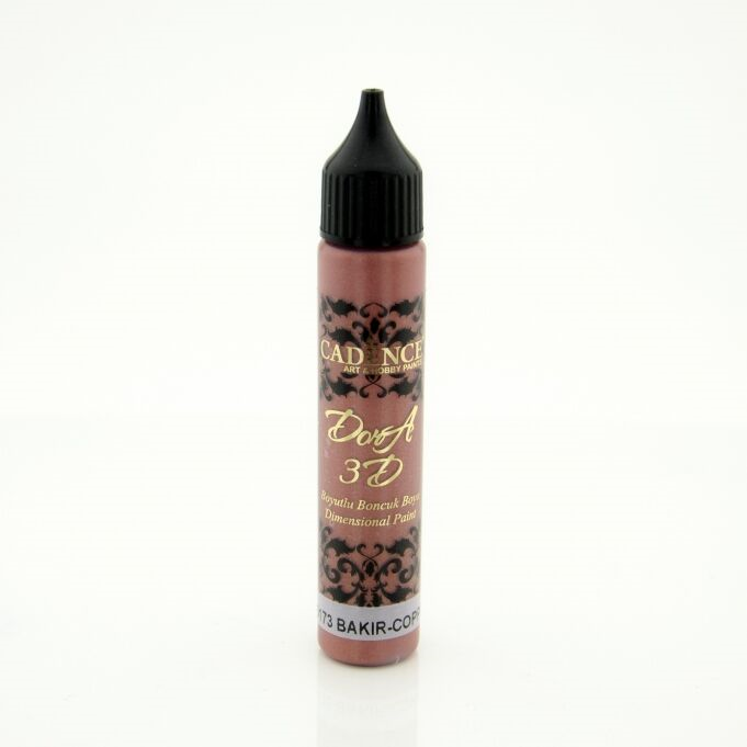 Cadence Metalická kontura Cadence Dora 3D, 25 ml - VYBERTE ODSTÍN - Metalická kontura Cadence Dora 3D, 25 ml - copper, měděná