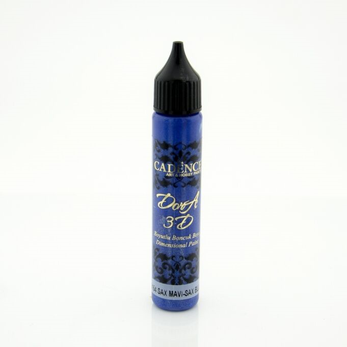 Metalická kontura a 3D barva blue modrá 25 ml Aladine