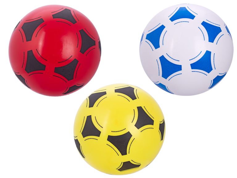Míč 23 cm fotbalový, mix barev