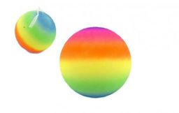 Obrázek produktu: Míč duhový gumový nafouklý 23 cm