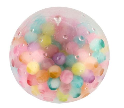 Obrázek produktu: Míček s kuličkami antistresový mačkací silikon