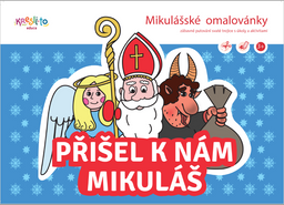 Obrázek produktu: Mikulášské omalovánky - Přišel k nám Mikuláš