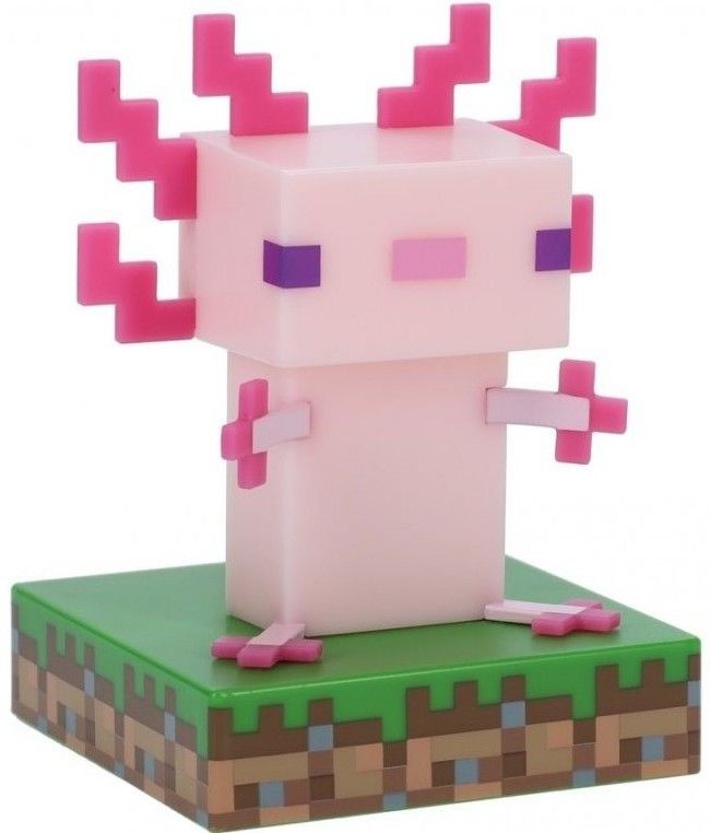 Minecraft - Axolot - svítící figurka