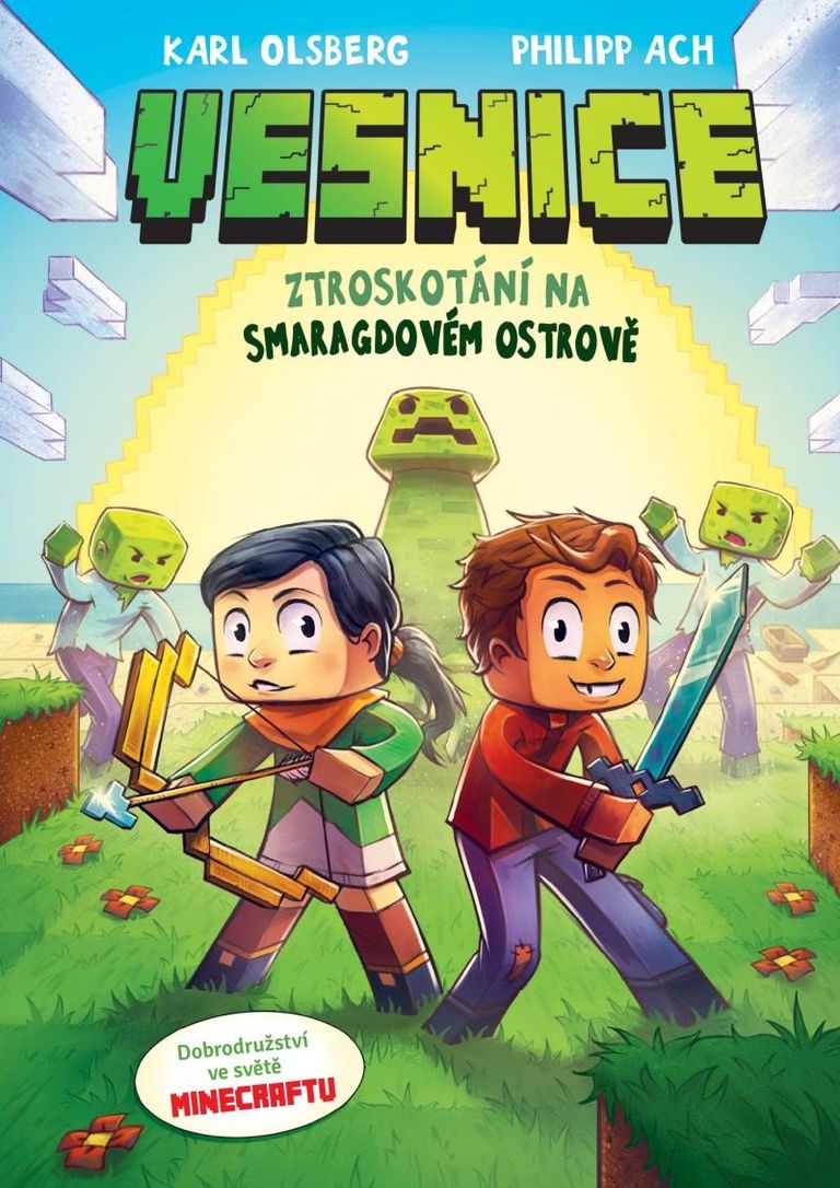 Levně Minecraft: Vesnice. Ztroskotání na Smaragdovém ostrově
