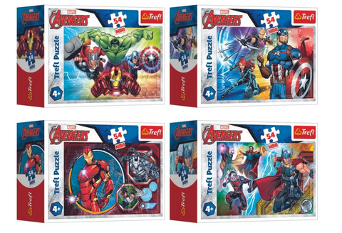 Obrázek produktu: Minipuzzle Avengers/ Hrdinové 54 dílů, mix druhů