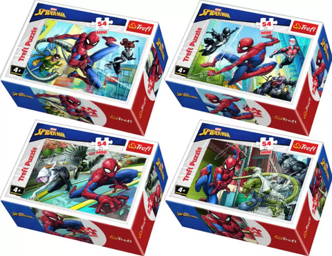 Obrázek produktu: Minipuzzle Spidermanův čas 54 dílů, mix motivů