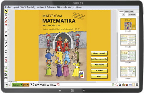 Obrázek produktu: MIUč+ Matýskova matematika, 5. ročník 1., 2. díl a Geometrie – školní multilicence na 1 školní rok