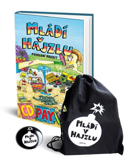 Levně Mládí v hajzlu - Povolení prudit + batoh + placka Limitované edice