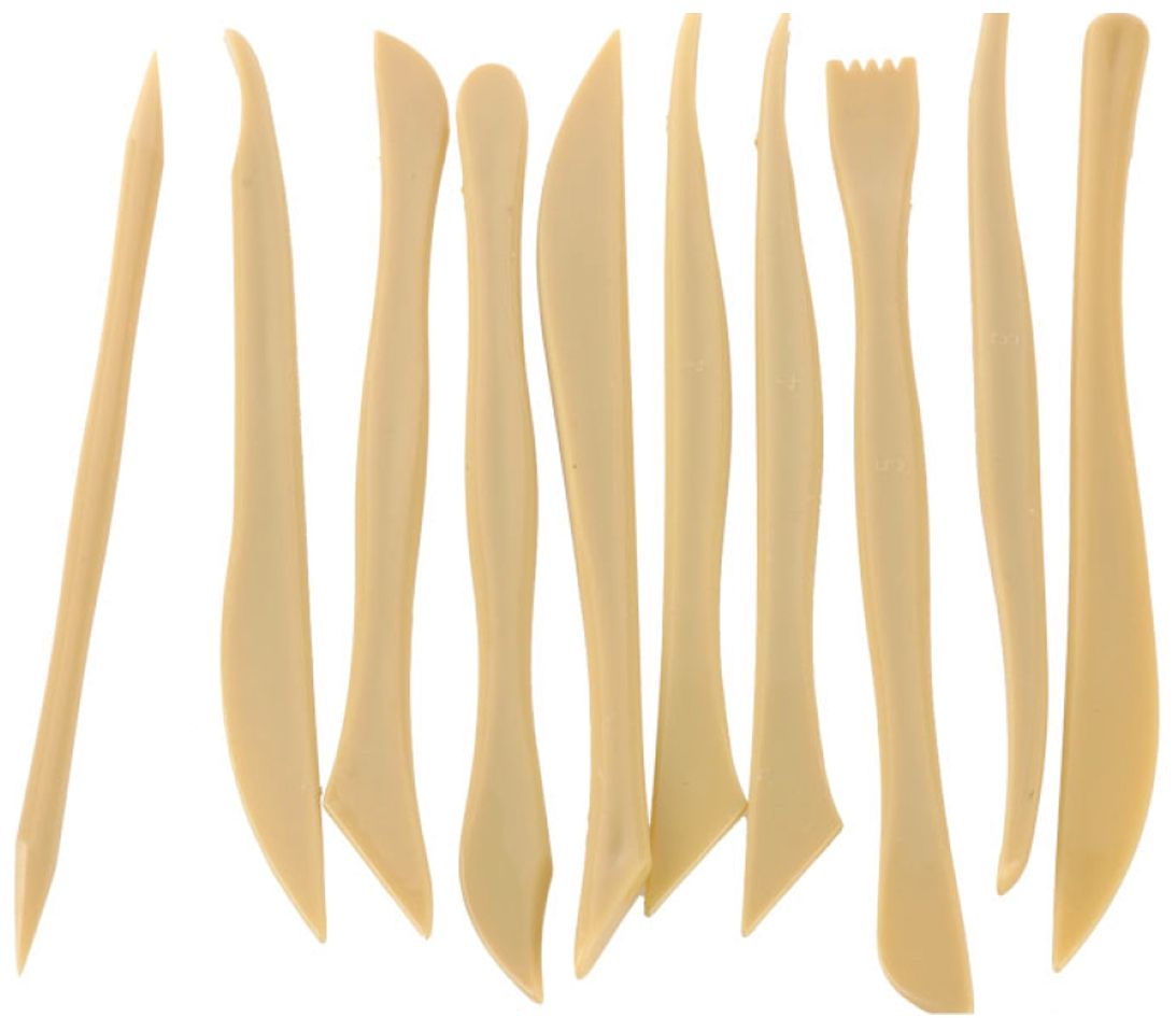 Modelovací dlátka plast - 10 ks