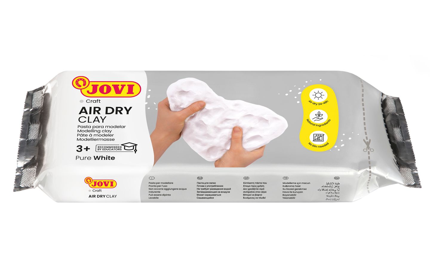 Modelovací hmota JOVI Samotvrdnoucí 1000 g - bílá