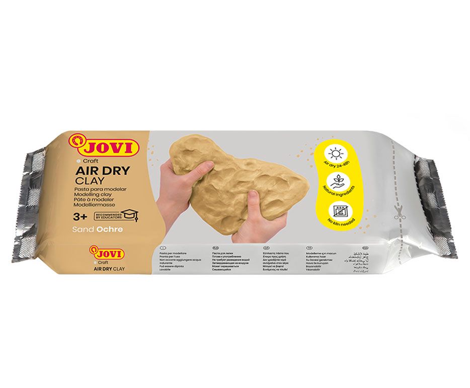 Modelovací hmota JOVI Samotvrdnoucí 1000 g - okrová