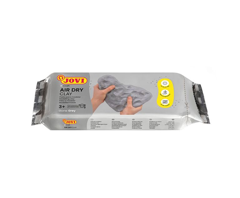 Modelovací hmota JOVI samotvrdnoucí 250 g - šedá
