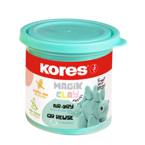 Obrázek produktu: Modelovací hmota Kores Magik Clay Pastel 40 g - tyrkysová