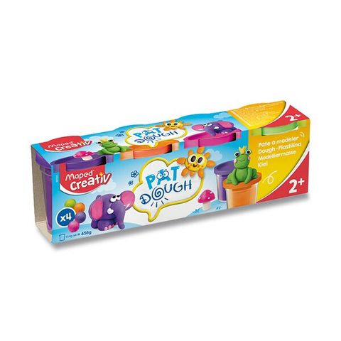 Obrázek produktu: Modelovací hmota MAPED Creativ - doplňkové barvy, 4 x 114 g