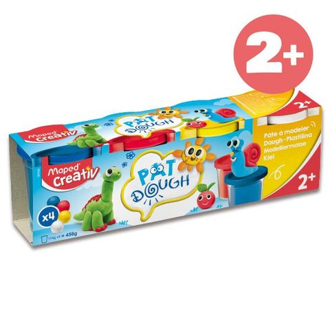 Obrázek produktu: Modelovací hmota MAPED Creativ - základní barvy, 4 x 114 g