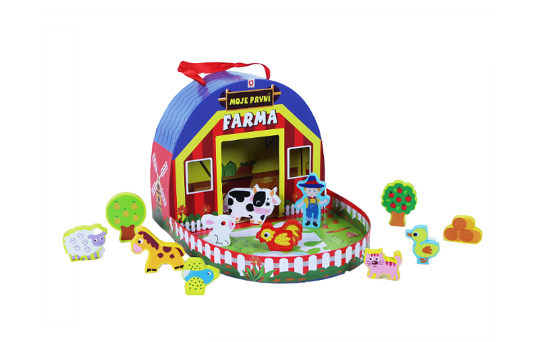 Moje dřevěná FARMA v kufru