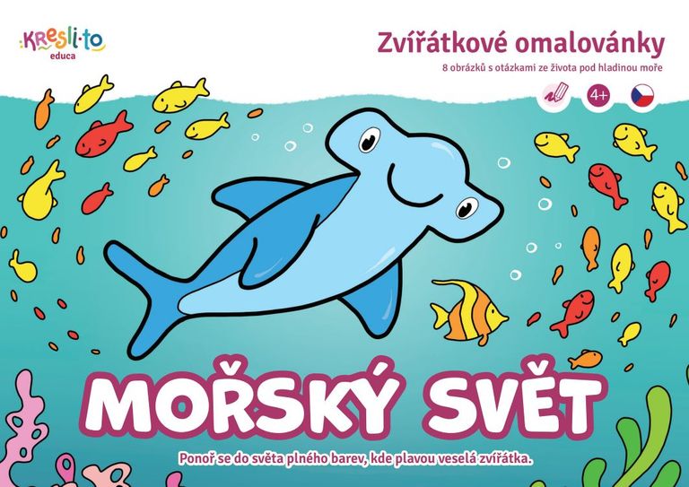 Mořský svět - omalovánky