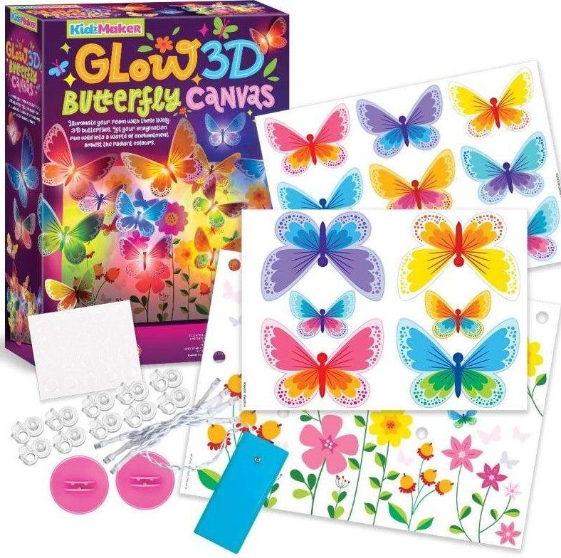 Motýlí plátno - svítící - 4M KidzLabs