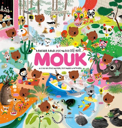 Obrázek produktu: Mouk - Medvídek Mouk projel na kole celý svět…