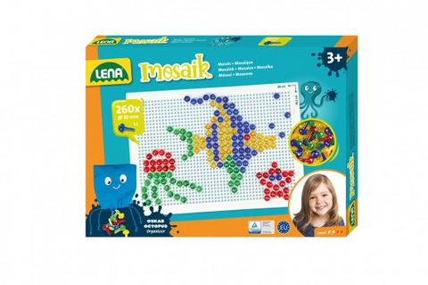 Obrázek produktu: Mozaika klobouček 1 cm krystal 260 ks