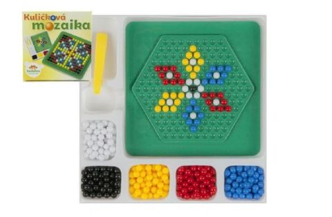 Obrázek produktu: Mozaika kuličková s pinzetou malá 250 ks, 12 x 12 cm