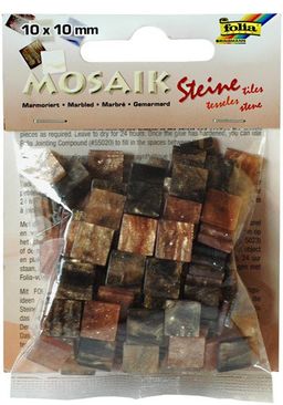 Obrázek produktu: Mozaikové kamínky - Mramor - barva hnědá