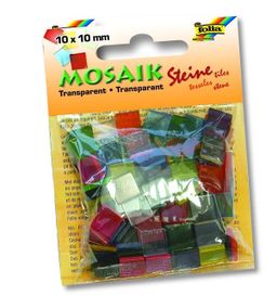 Obrázek produktu: Mozaikové kamínky - průhledné - mix 20 barev