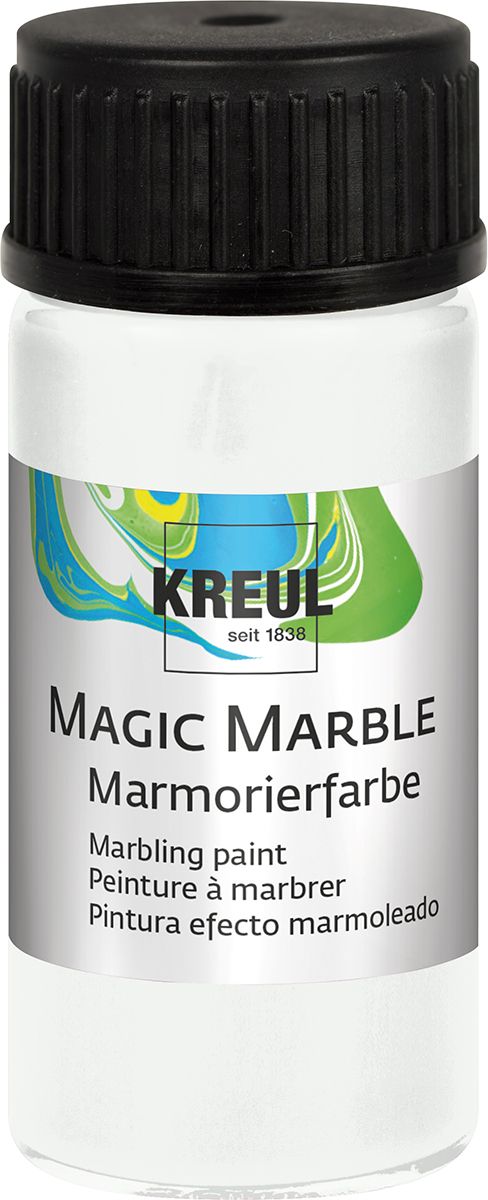 Kreul Mramorovací barva Magic Marble 20 ml BÍLÁ