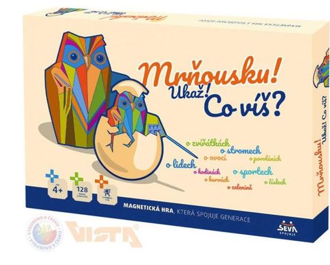 Obrázek produktu: Mrňousku! Ukaž!, co víš? společenská magnetická hra