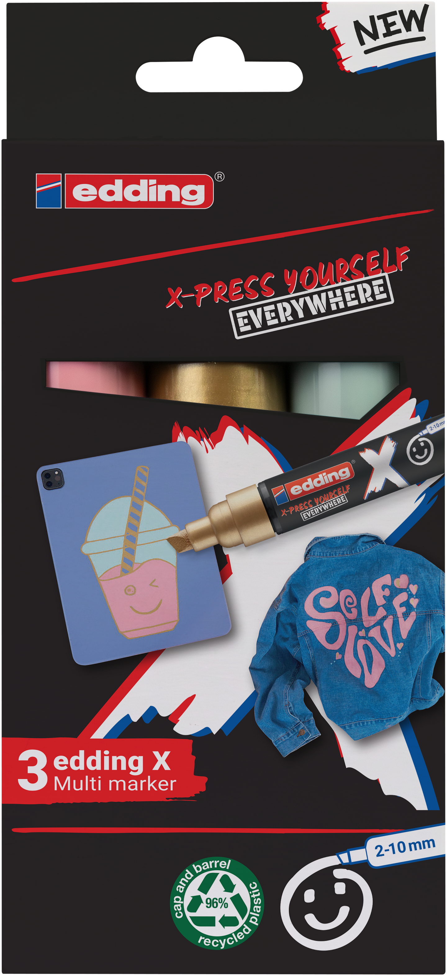 Multimarker X edding 6900/3, pastel