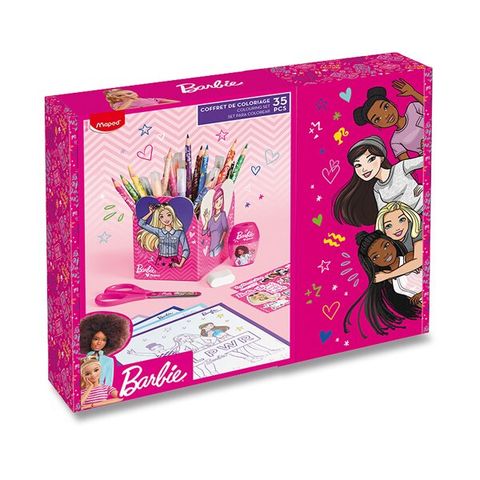 Obrázek produktu: Multiproduktová sada MAPED Gift box Barbie - 35 ks