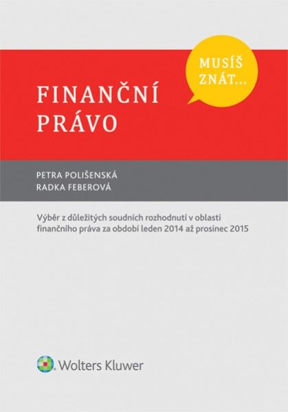 Obrázek produktu: Musíš znát... Finanční právo