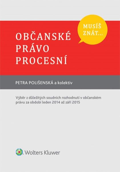 Obrázek produktu: Musíš znát... Občanské právo procesní
