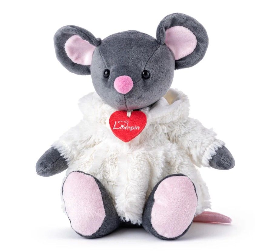 Myška Azumi šedá v bílém kožíšku