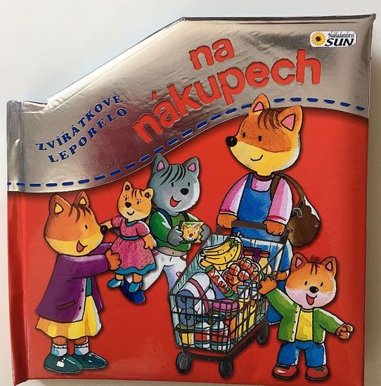 Na nákupech - Zvířátkové leporelo NAKLADATELSTVÍ SUN s.r.o.