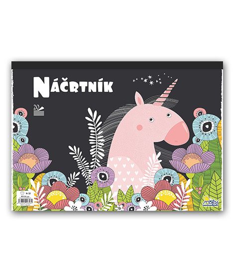 Obrázek produktu: Náčrtník A3, 20 listů - mix motivů