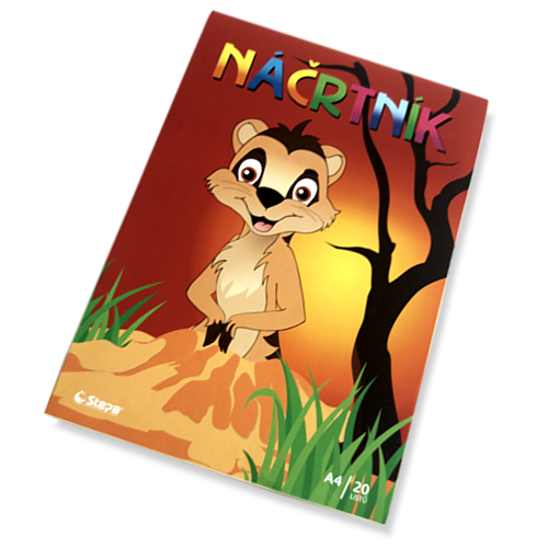 Náčrtník A4, 20 listů