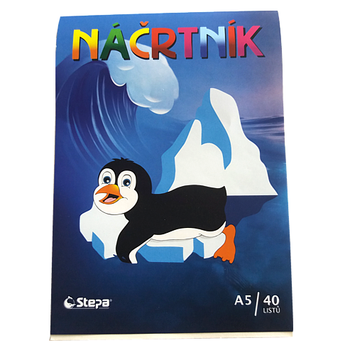 Náčrtník A5, 40 listů
