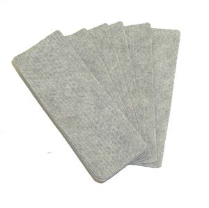 Náhradní filc pro magnetickou stěrku 140 × 40 mm - balení 10 ks