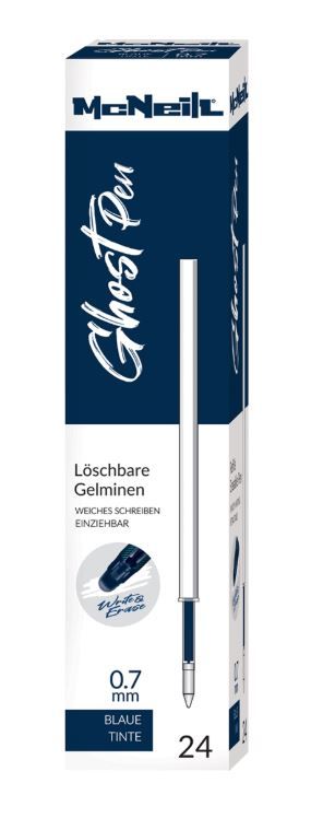 Obrázek produktu: Náhradní náplň do gumovatelného pera Colorino 0,7 mm, 1 ks - modrá